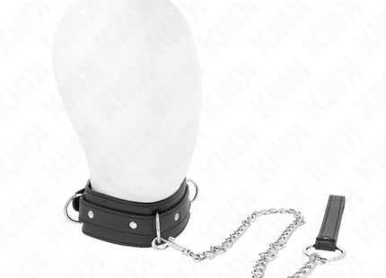 KINK - HALSKETTE MIT LEINE 65 CM 3 RING MODELL 1 VERSTELLBAR 38-49 CM X 5 CM