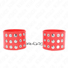 KINK - HANDGELENKFESSELN MIT DRUCKVERSCHLUSS ROT VERSTELLBAR 19-24 CM X 5,5 CM