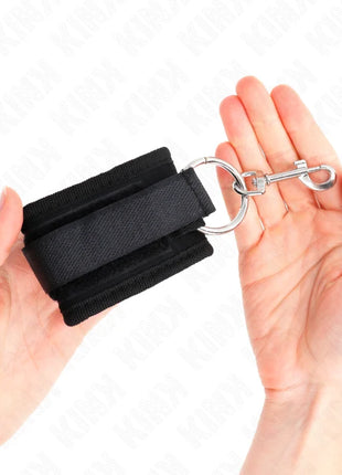 KINK - HANDGELENKFESSELN SCHWARZ VERSTELLBAR 18-35 CM X 6 CM