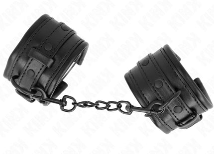 KINK - HANDGELENKFESSELN SCHWARZ VERSTELLBAR 20-30 CM X 6 CM