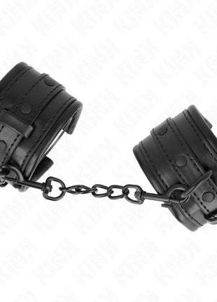 KINK - HANDGELENKFESSELN SCHWARZ VERSTELLBAR 20-30 CM X 6 CM