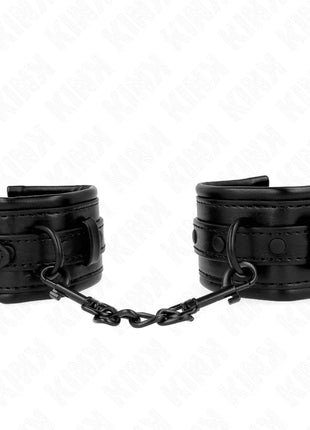 KINK - HANDGELENKFESSELN SCHWARZ VERSTELLBAR 20-30 CM X 6 CM