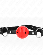 KINK - HOHL HART ROTER BALL 4,5 CM GAG MODELL 1 63,5 X 2 CM
