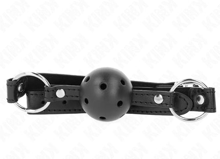 KINK - HOHLHARTER SCHWARZER BALL 4,5 CM GAG MODELL 1 63,5 X 2 CM