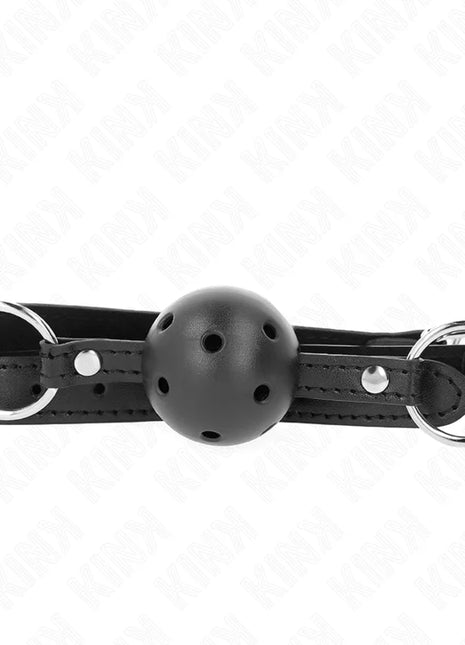 KINK - HOHLHARTER SCHWARZER BALL 4,5 CM GAG MODELL 1 63,5 X 2 CM