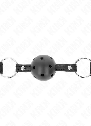 KINK - HOHLHARTER SCHWARZER BALL 4,5 CM GAG MODELL 1 63,5 X 2 CM