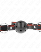 KINK - HOHLHARTER SCHWARZER BALLKNEBEL MODELL 2 65 x 2,5 CM