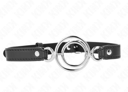 KINK - KNEBEL MIT MEHREREN O-RINGEN 5 CM SCHWARZ 63 X 2,5 CM