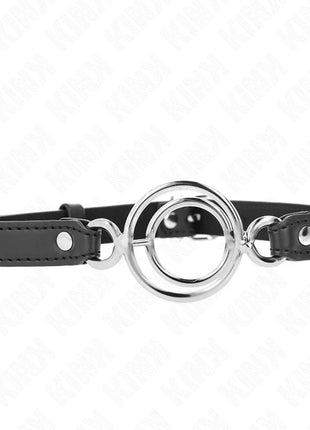 KINK - KNEBEL MIT MEHREREN O-RINGEN 5 CM SCHWARZ 63 X 2,5 CM