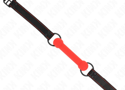 KINK - KNOCHENGAG MIT KUNSTLEDERBAND ROT VERSTELLBAR 41-57 CM