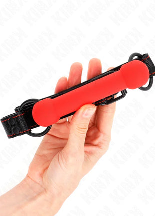 KINK - KNOCHENGAG MIT KUNSTLEDERBAND ROT VERSTELLBAR 41-57 CM