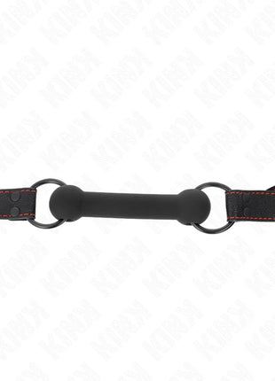 KINK - KNOCHENGAG MIT KUNSTLEDERGURT SCHWARZ VERSTELLBAR 41-57 CM