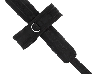 KINK – Kreuzmanschetten Schwarz 34 x 5,5 cm - Manschetten