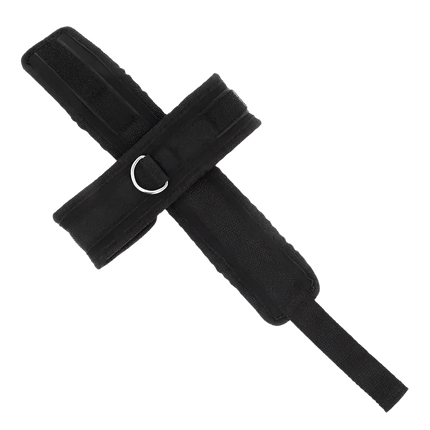 KINK – Kreuzmanschetten Schwarz 34 x 5,5 cm - Manschetten