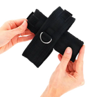 KINK – Kreuzmanschetten Schwarz 34 x 5,5 cm - Manschetten