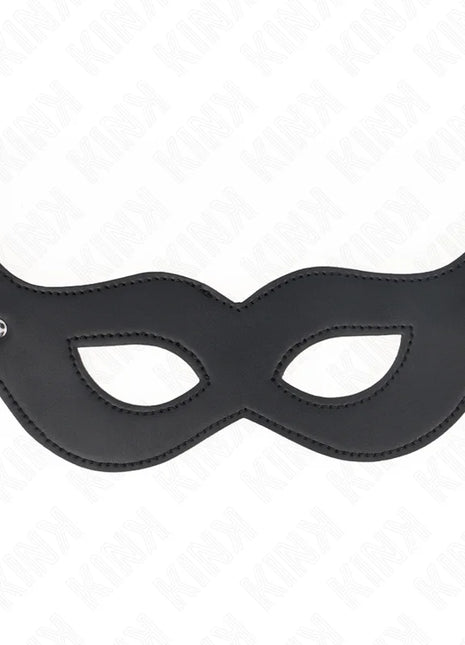 KINK - KUNSTLEDERMASKE MIT NIETEN MODELL 1 26 x 8 CM