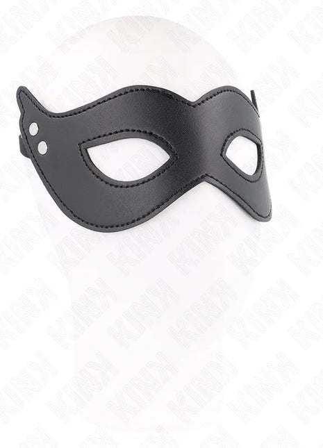 KINK - KUNSTLEDERMASKE MIT NIETEN MODELL 1 26 x 8 CM