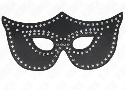 KINK - KUNSTLEDERMASKE MIT NIETEN MODELL 2 30 x 12 CM