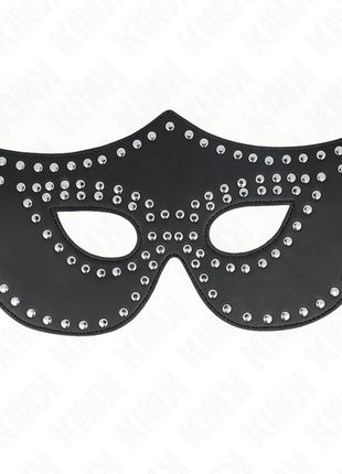 KINK - KUNSTLEDERMASKE MIT NIETEN MODELL 2 30 x 12 CM