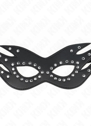 KINK - KUNSTLEDERMASKE MIT NIETEN MODELL 3 26 x 9,5 CM