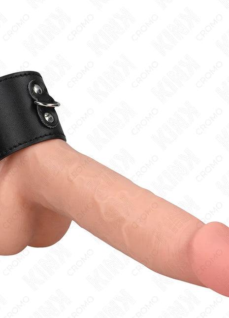 KINK - LEDER PENISRING MIT DRUCKVERSCHLUSS 18 X 5 CM