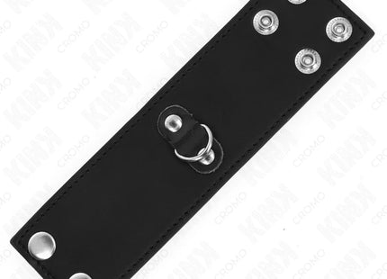 KINK - LEDER PENISRING MIT DRUCKVERSCHLUSS 18 X 5 CM