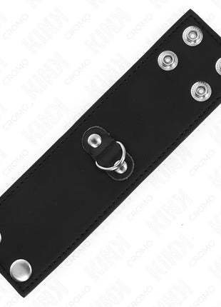 KINK - LEDER PENISRING MIT DRUCKVERSCHLUSS 18 X 5 CM