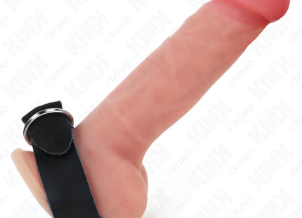 KINK - LEDER PENISRING MIT DRUCKVERSCHLUSS 22 X 2 CM