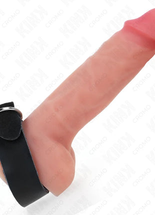 KINK - LEDER PENISRING MIT DRUCKVERSCHLUSS 22 X 2 CM