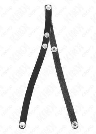 KINK - LEDER PENISRING MIT DRUCKVERSCHLUSS 39 X 1 CM