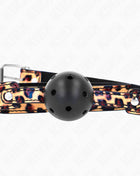 KINK - LEOPARD ATMUNGSAKTIVER BALL 4,5 CM GAG 65 x 2,5 CM