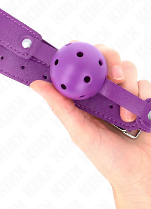 KINK - LILA ATMUNGSAKTIVER BALL 4,5 CM MAG 65 x 2,5 CM