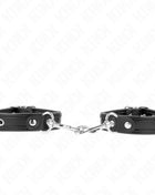 KINK - MINI-ARMBÄNDER SCHWARZ MIT NIETEN VERSTELLBAR 16-22 CM X 2 CM