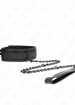 KINK - NEOPREN BONDAGE HALSBAND MODELL 1 MIT GÜRTEL 78 CM VERSTELLBAR 37,5 X 49,5 CM