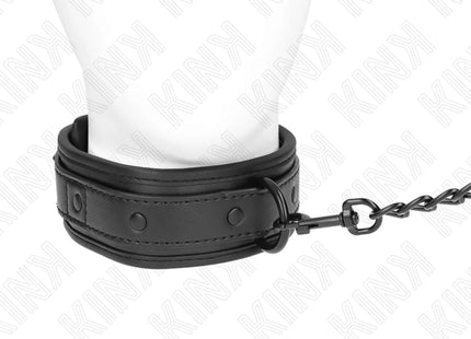 KINK - NEOPREN BONDAGE HALSBAND MODELL 2 MIT GÜRTEL 78 CM VERSTELLBAR 37,5 X 49,5 CM