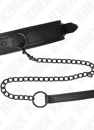 KINK - NEOPREN BONDAGE HALSBAND MODELL 2 MIT GÜRTEL 78 CM VERSTELLBAR 37,5 X 49,5 CM