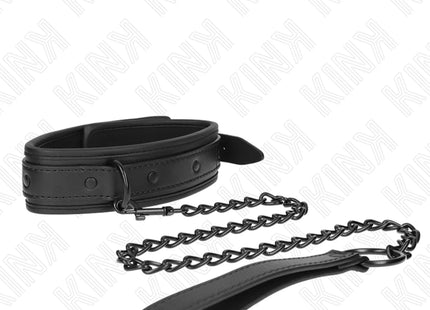 KINK - NEOPREN BONDAGE HALSBAND MODELL 2 MIT GÜRTEL 78 CM VERSTELLBAR 37,5 X 49,5 CM