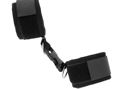 KINK - NEOPREN HANDGELENKFESSELN MIT KLETTVERSCHLUSS SCHWARZ VERSTELLBAR 22-34 CM