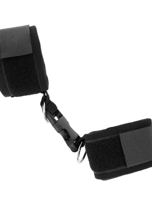 KINK - NEOPREN HANDGELENKFESSELN MIT KLETTVERSCHLUSS SCHWARZ VERSTELLBAR 22-34 CM
