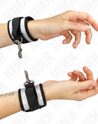 KINK - NEOPREN HANDGELENKMANSCHETTEN GRAU 23 X 5 CM