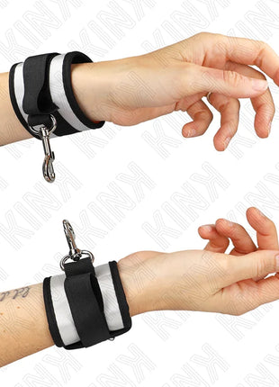 KINK - NEOPREN HANDGELENKMANSCHETTEN GRAU 23 X 5 CM