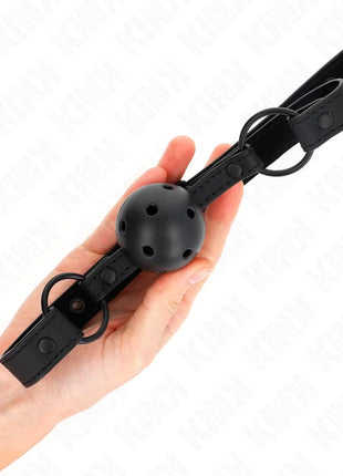 KINK - NEOPRENBALL 4,5 CM KNEBEL 63,5 X 2 CM VERSTELLBAR 41 X 59 CM