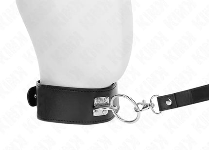 KINK - NIETENLEINE 116 CM HALSBAND MIT KUNSTLEDERBAND 50 X 5 CM