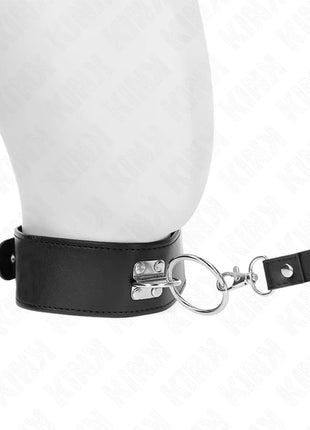KINK - NIETENLEINE 116 CM HALSBAND MIT KUNSTLEDERBAND 50 X 5 CM