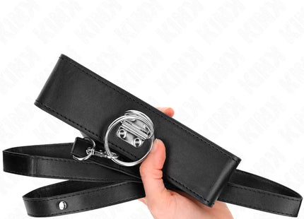 KINK - NIETENLEINE 116 CM HALSBAND MIT KUNSTLEDERBAND 50 X 5 CM