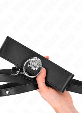 KINK - NIETENLEINE 116 CM HALSBAND MIT KUNSTLEDERBAND 50 X 5 CM