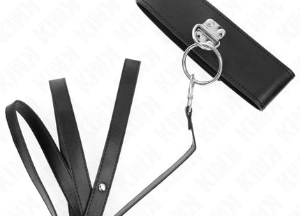 KINK - NIETENLEINE 116 CM HALSBAND MIT KUNSTLEDERBAND 50 X 5 CM