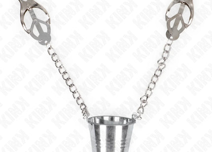 KINK - NIPPELKLEMMEN MIT EIMER SILBER