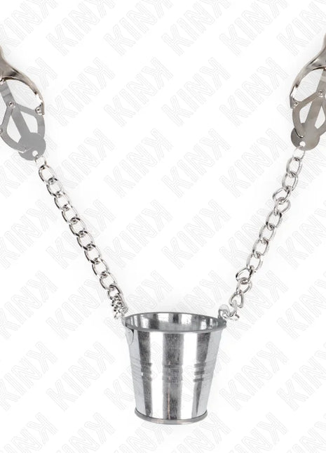 KINK - NIPPELKLEMMEN MIT EIMER SILBER