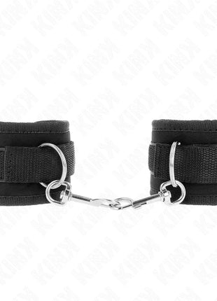 KINK - NYLON BIND-HANDHANDFESSELN MIT KLETTVERSCHLUSS SCHWARZ MODELL 2 VERSTELLBAR 18-35 CM X 6 CM